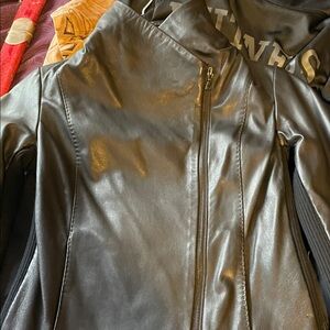 Vince Black Leather Jacket